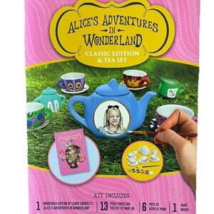 NEW Alice's Adventures In Wonderland Classic Edition Tea Set Project Kit
